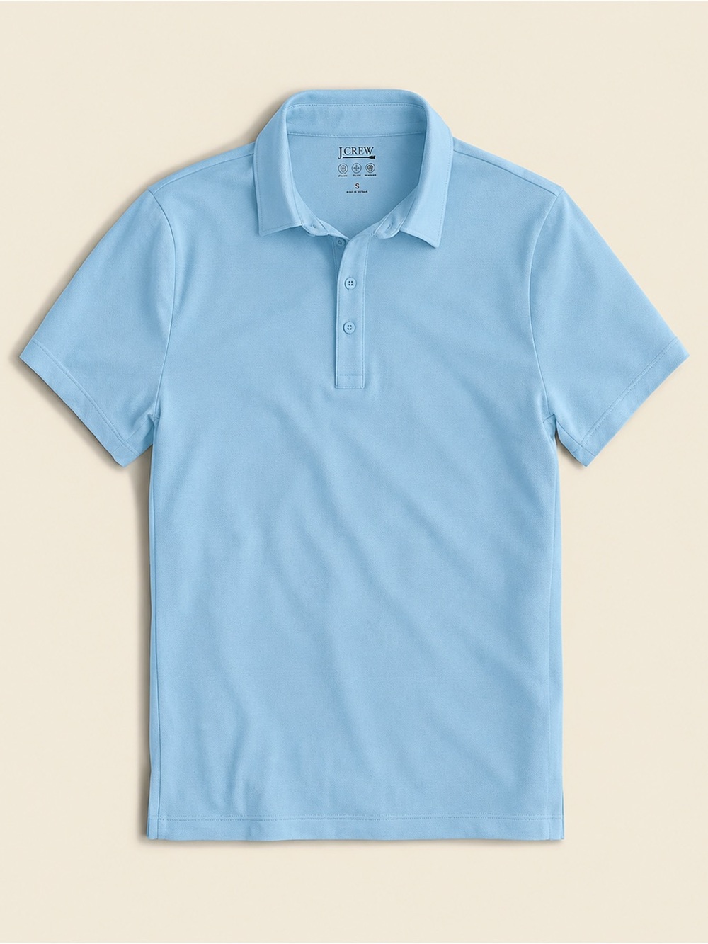 J. Crew Performance polo shirt with COOLMAX® technology • size medium • BN449